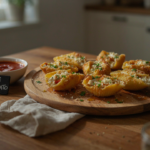 rondelli recheado na airfryer