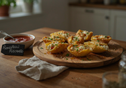 rondelli recheado na airfryer
